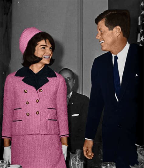 jackie kennedy pink chanel suit.